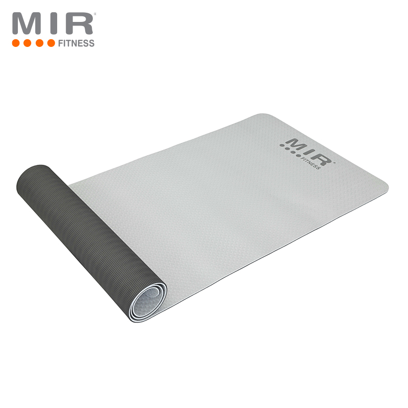 3129T-N Mat de yoga gris y negro